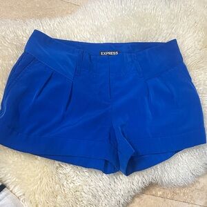 Express High Waist Royal Blue Women's Shorts
